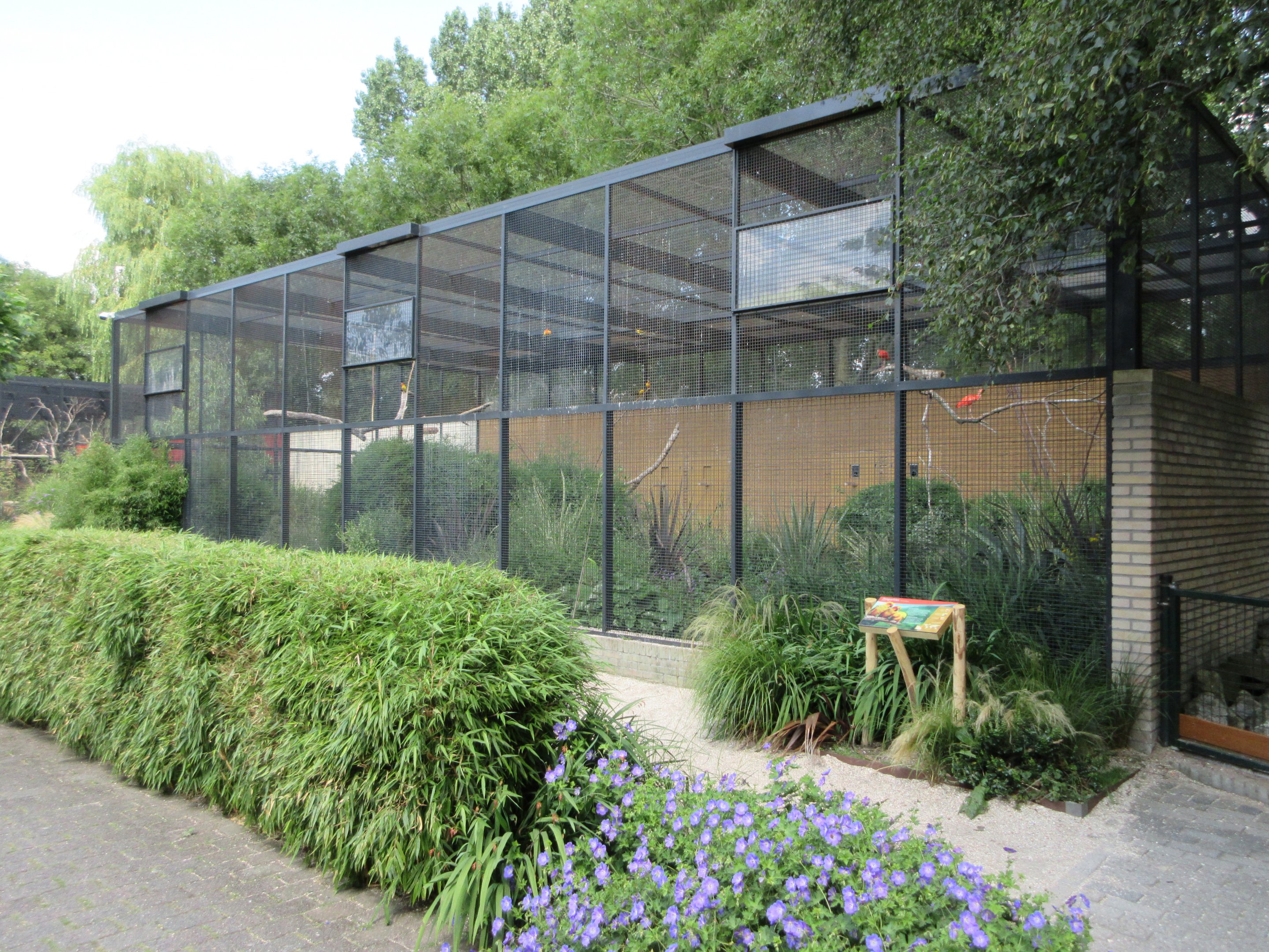 Aviary (various species that are not labeled)