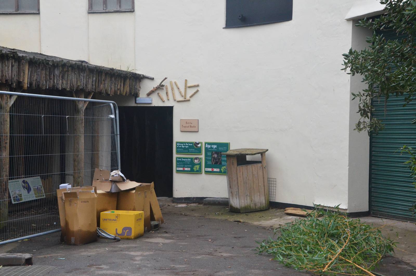 Aye-aye and Jumping Rat Signage at Chester, 09/03/16