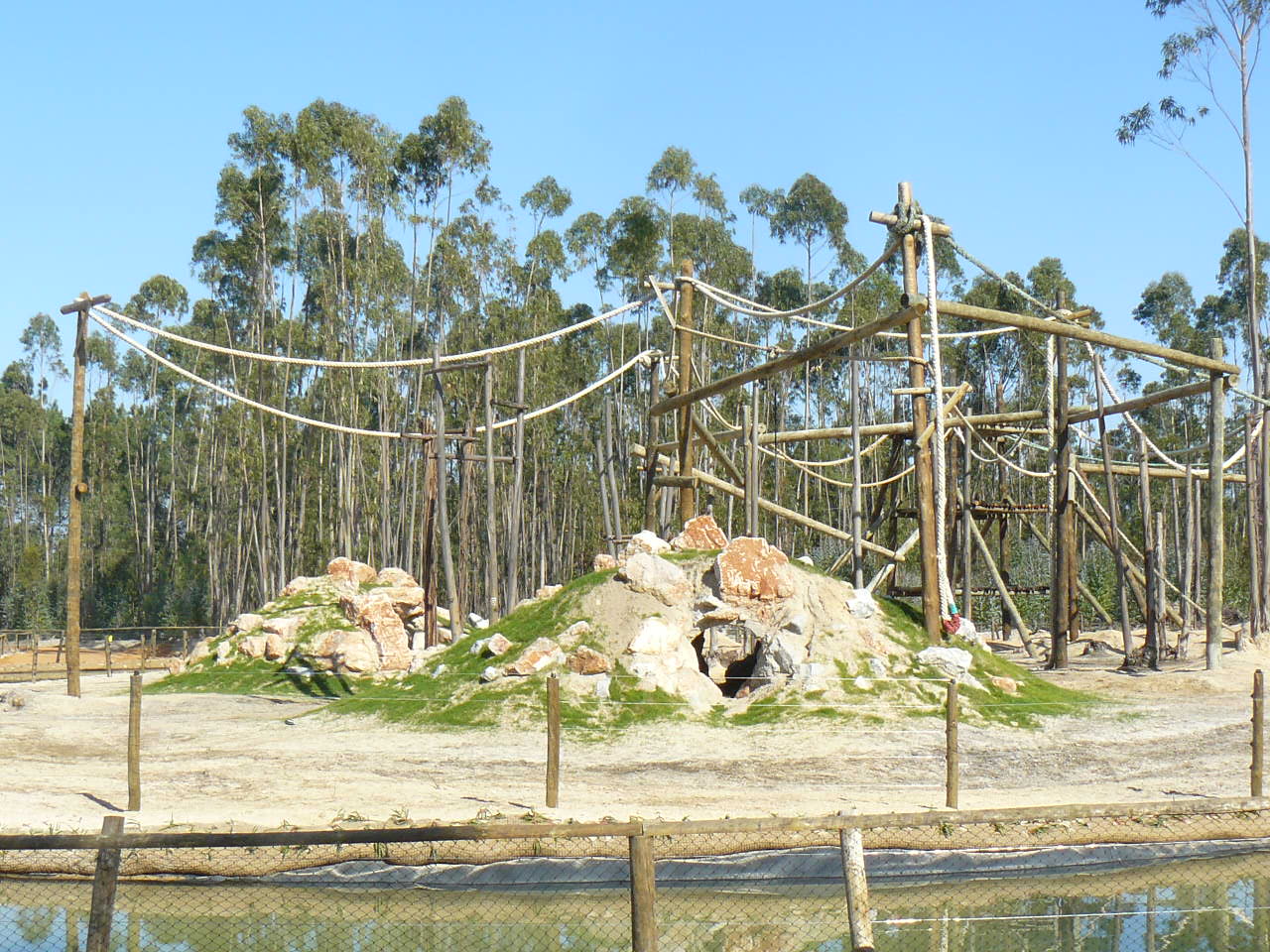 Babbon Island at Badoca Safari Park