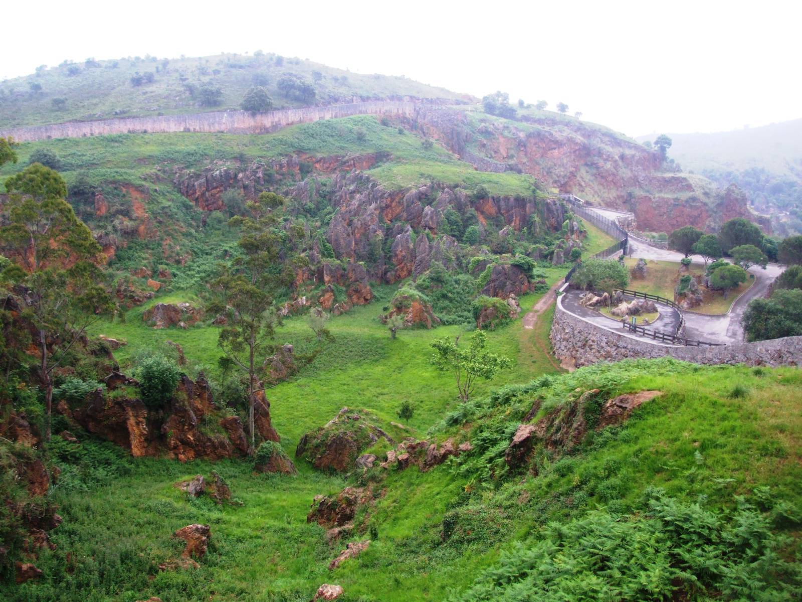 Baboon Enclosure at Cabarceno, 11/06/15