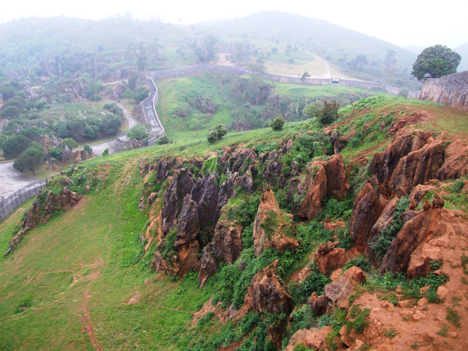 Baboon Enclosure at Cabarceno, 11/06/15