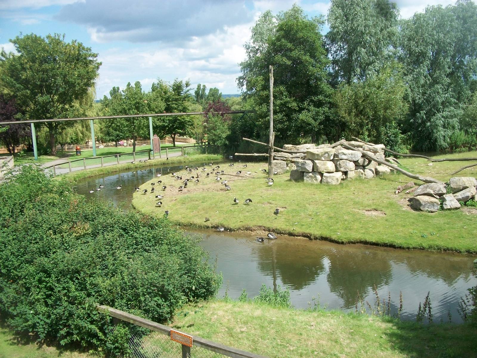Baboon Island viewed from the monorail, 7th July 2014