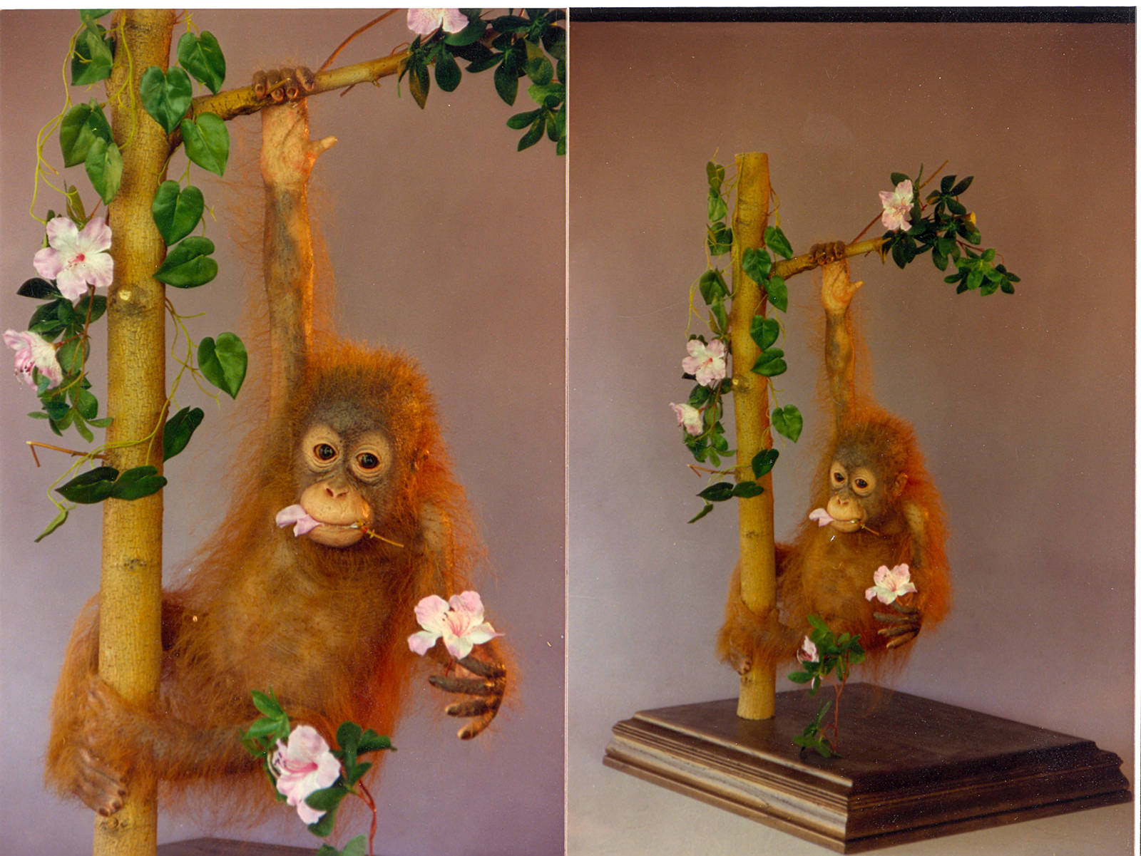 Baby Orangutan Sculpture