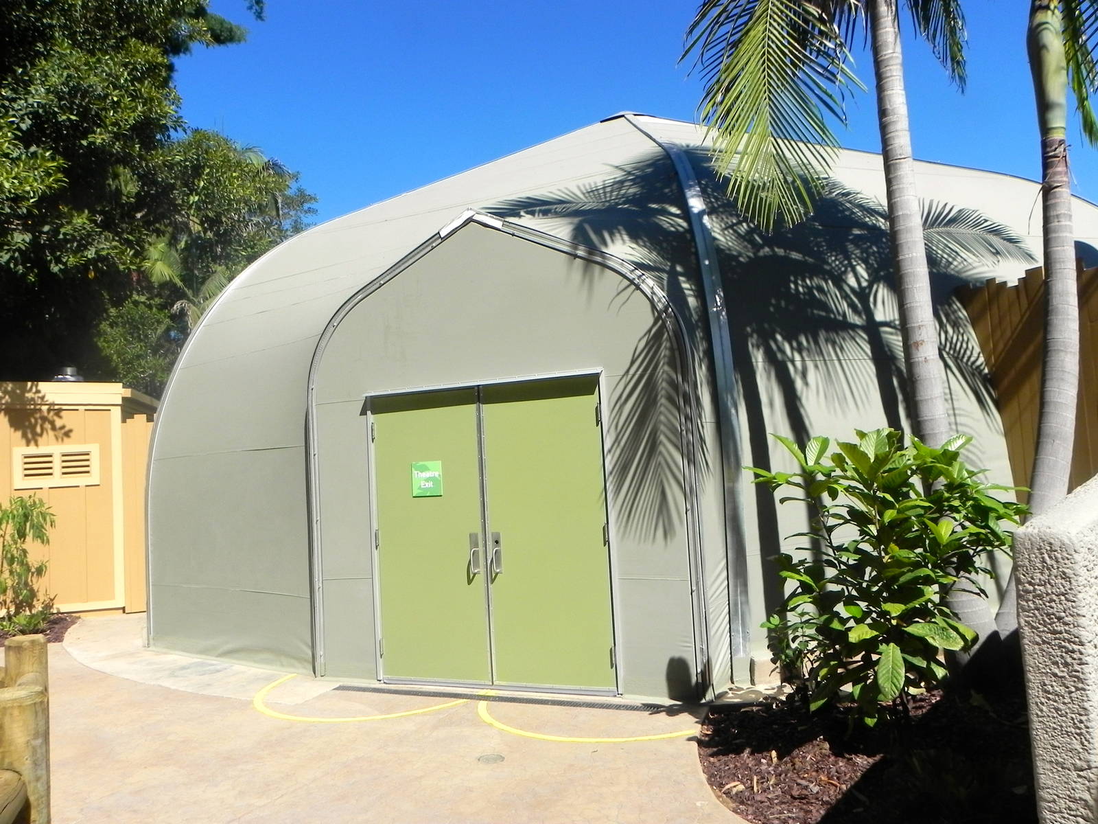 Back of the new 4D theatre