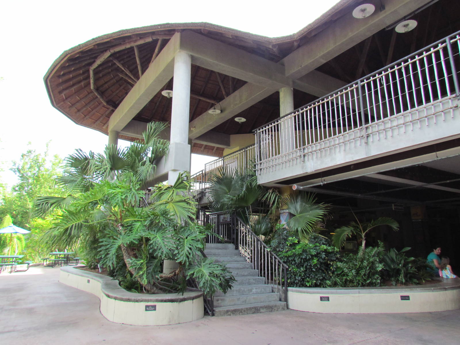 Back of Zoo Entrance Building