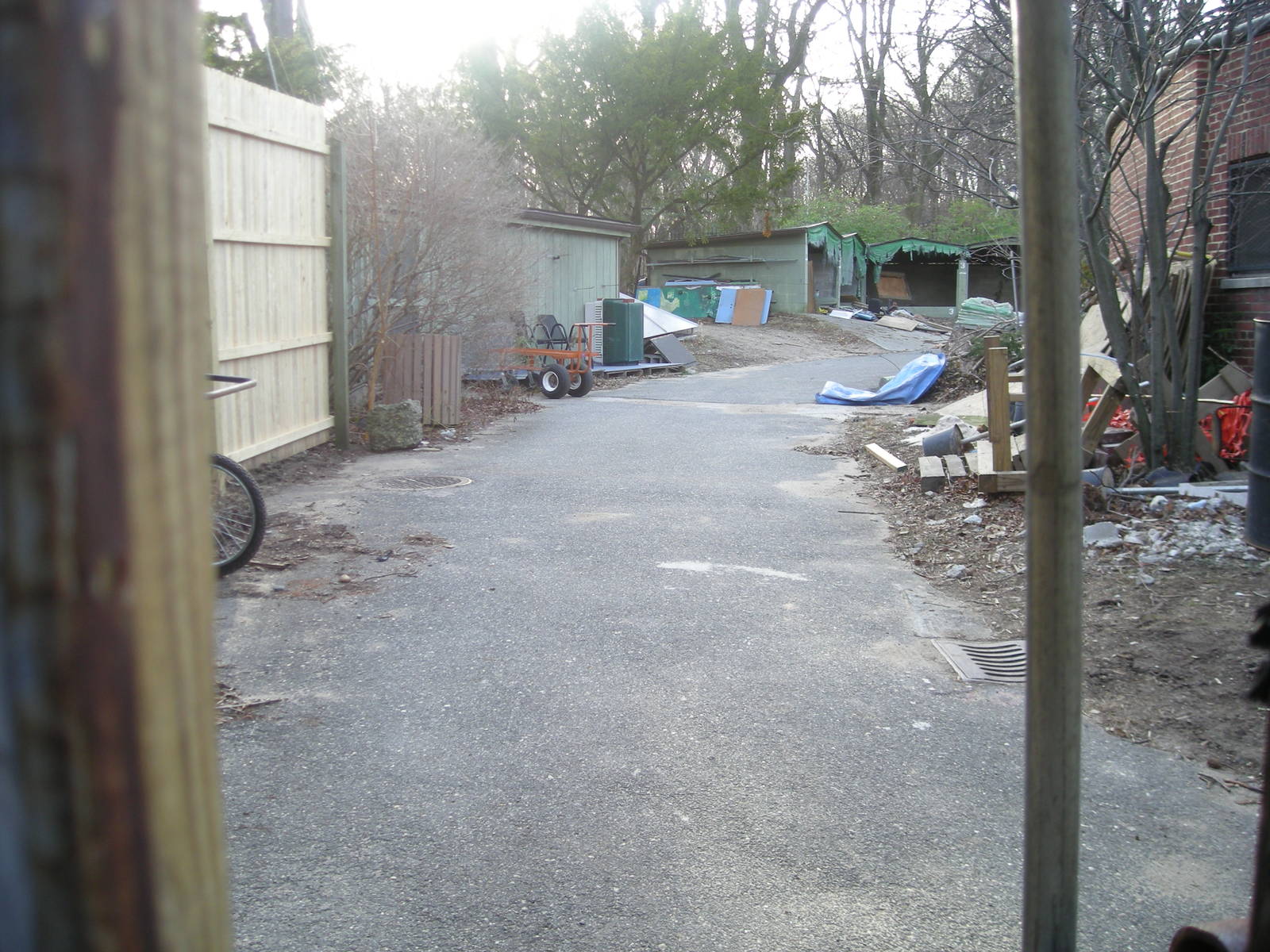 Back view of old storage? Not sure....