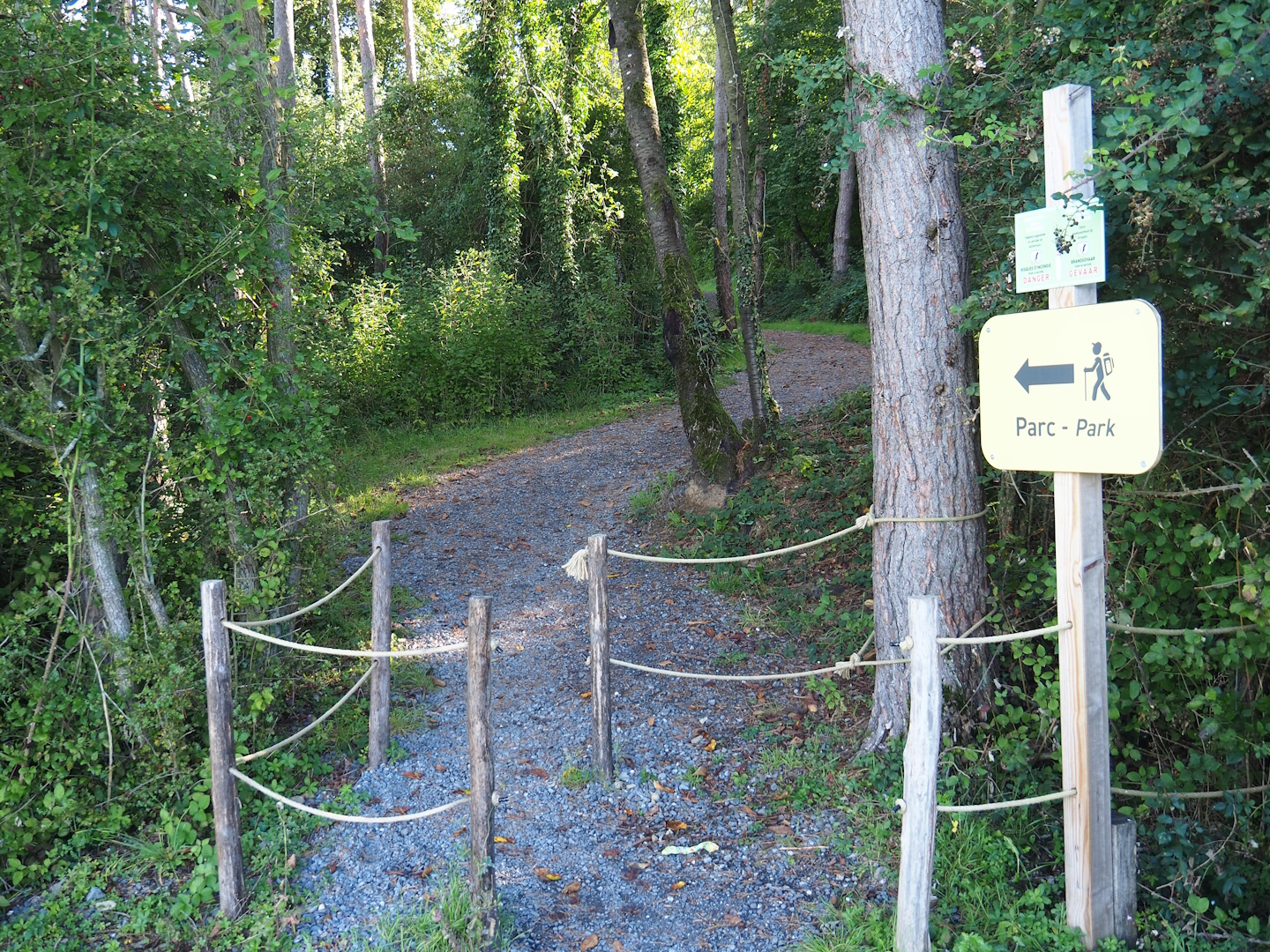 "Badger Trail" - Walking trail to the wildlife park, 2023-09-26