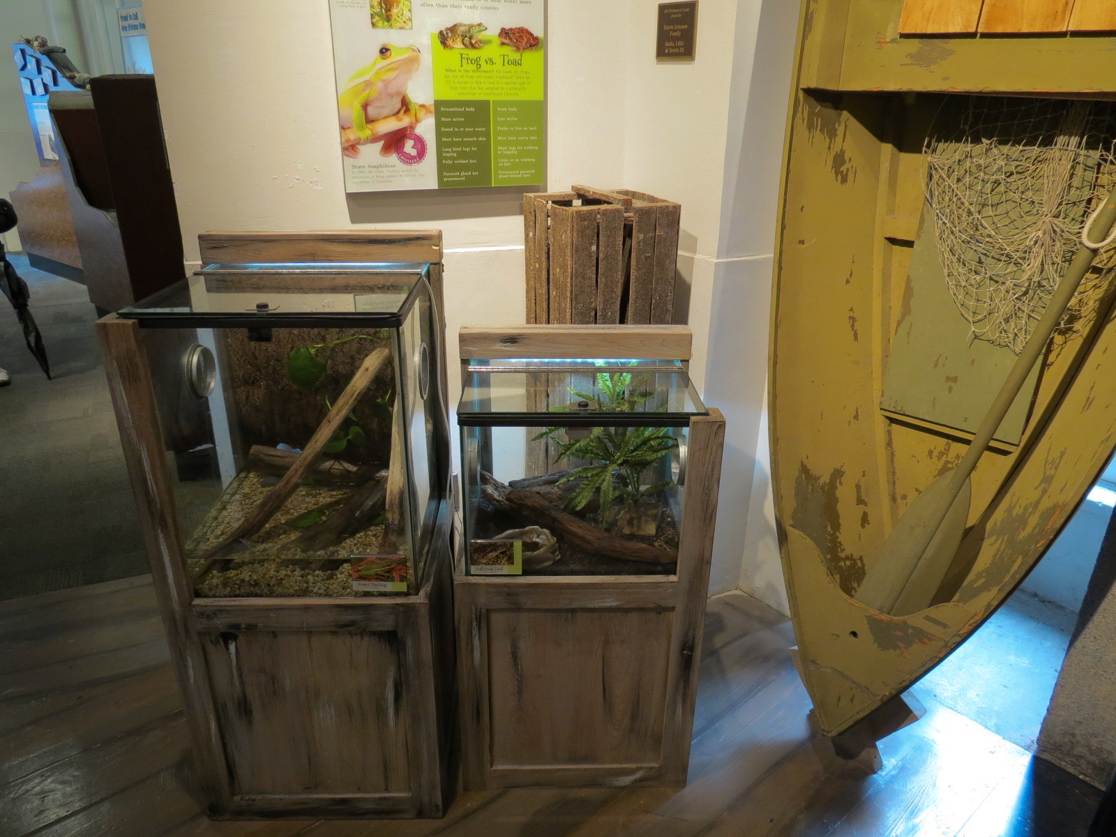 Bait Shop - Amphibian Exhibits