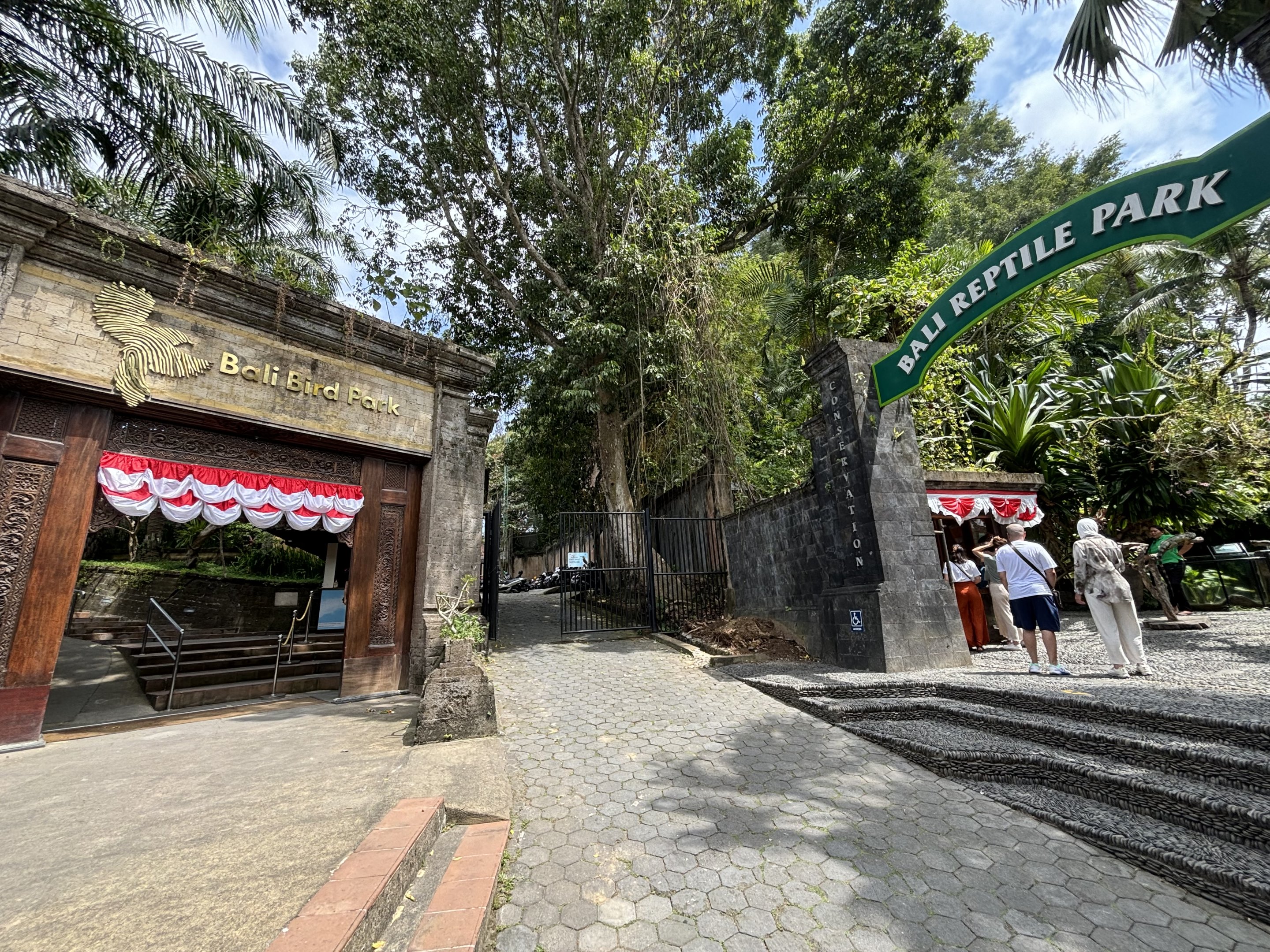 Bali Reptile Park + Bali Bird Park - entrances