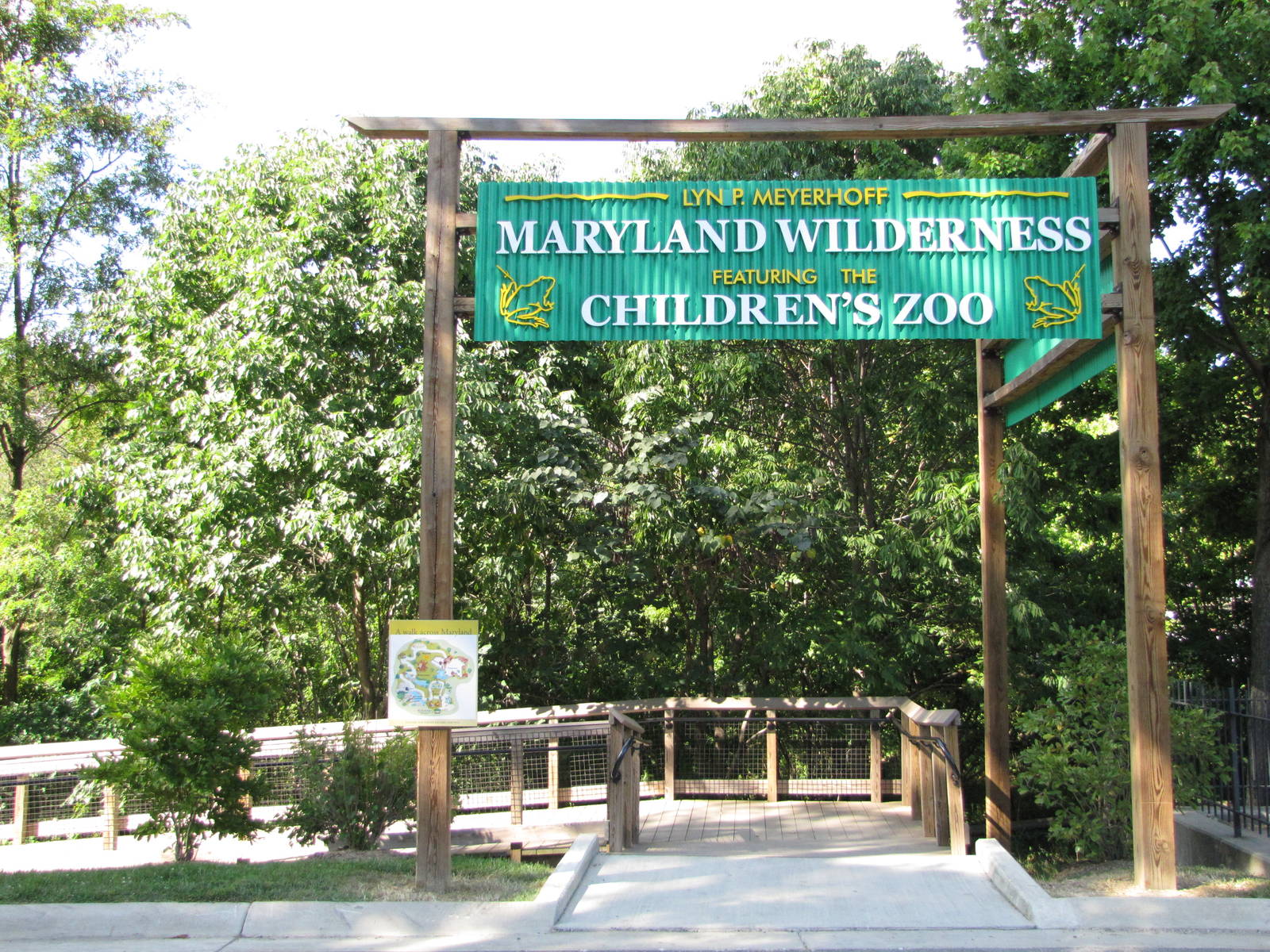 Baltimore Zoo - Entrance to Childrens Zoo