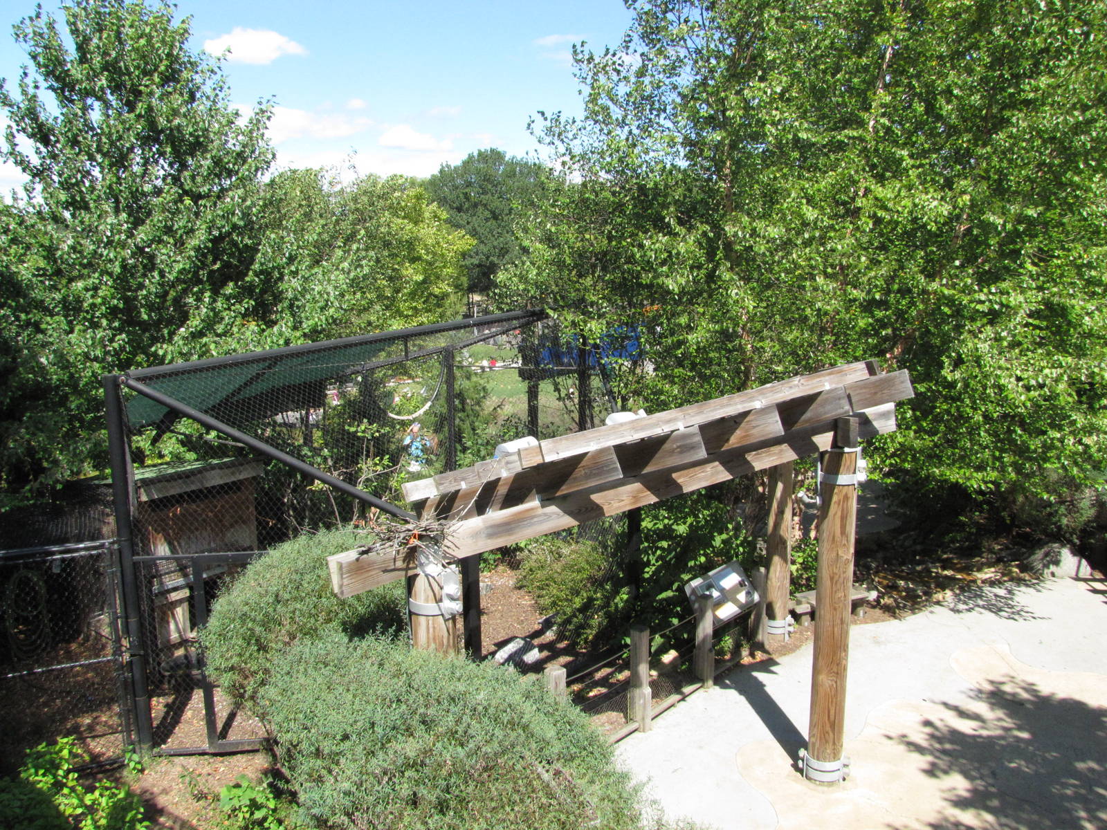 Baltimore Zoo - Raven enclosure in Polar Bear Watch