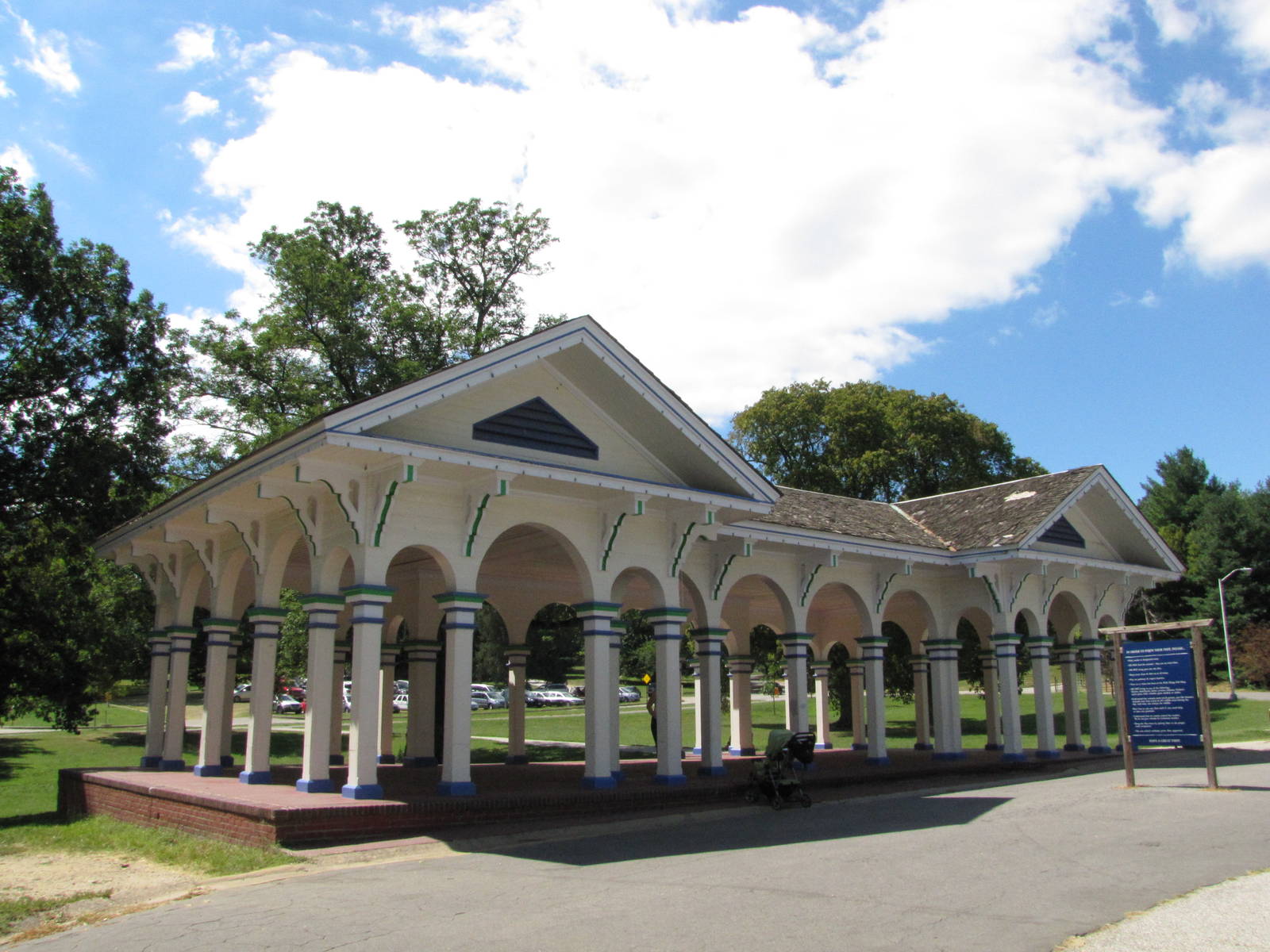 Baltimore Zoo - Structure in front of Main Gate