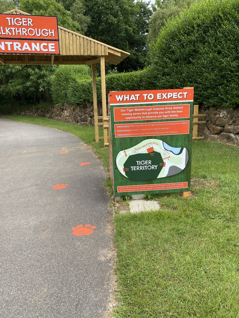 Banham tiger route signage