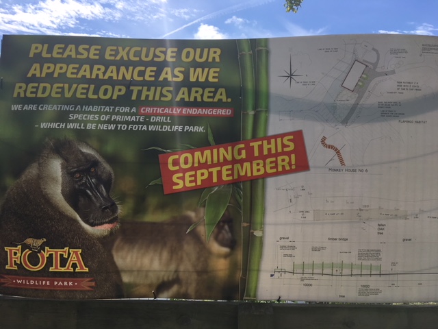 Banner on drills @Fota wildlife park-22/5/2019