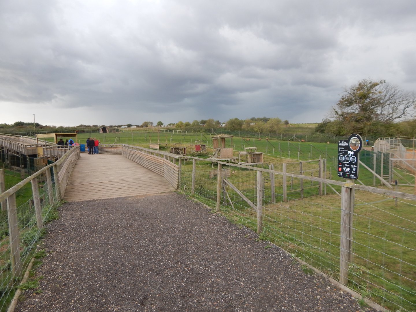Barbary macaque enclosure 130925