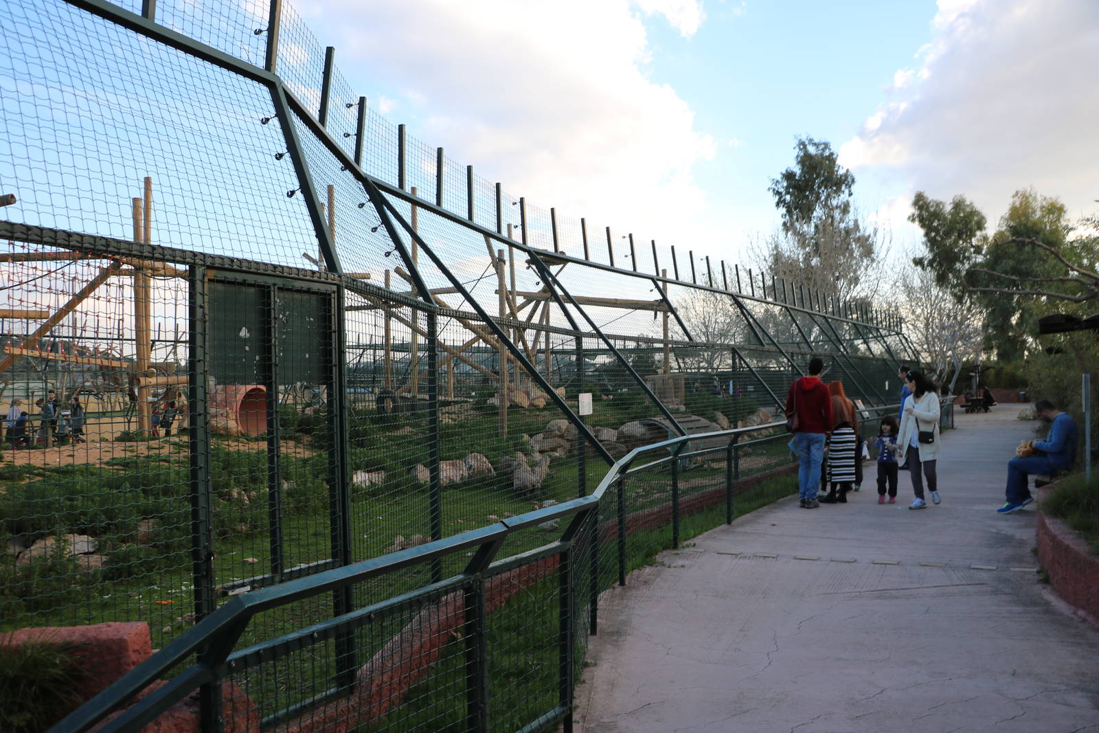 Barbary macaque enclosure, February 2016