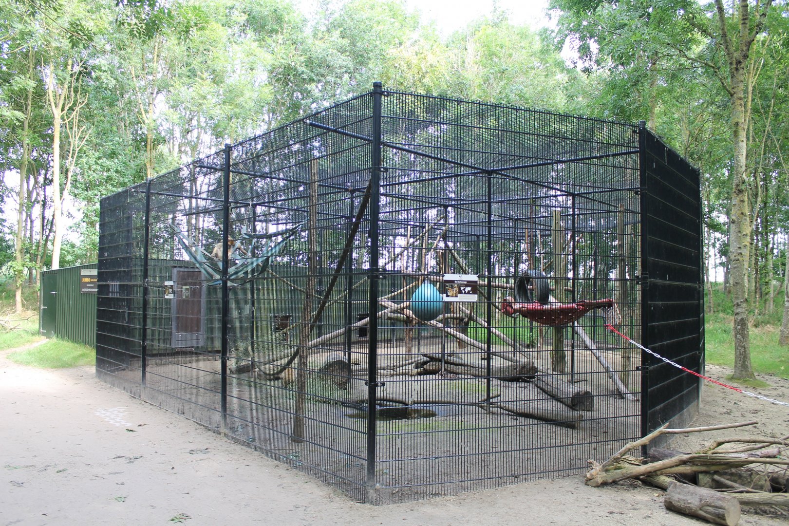 Barbary macaque Enclosure