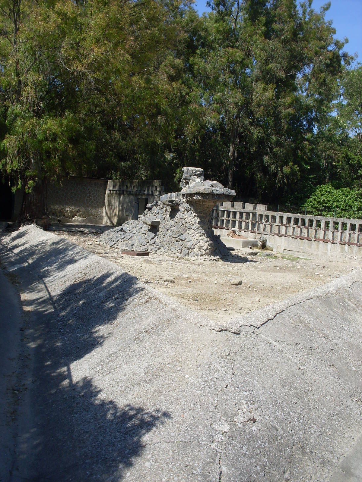 Barbary sheep enclosure Zoo di Napoli 2012