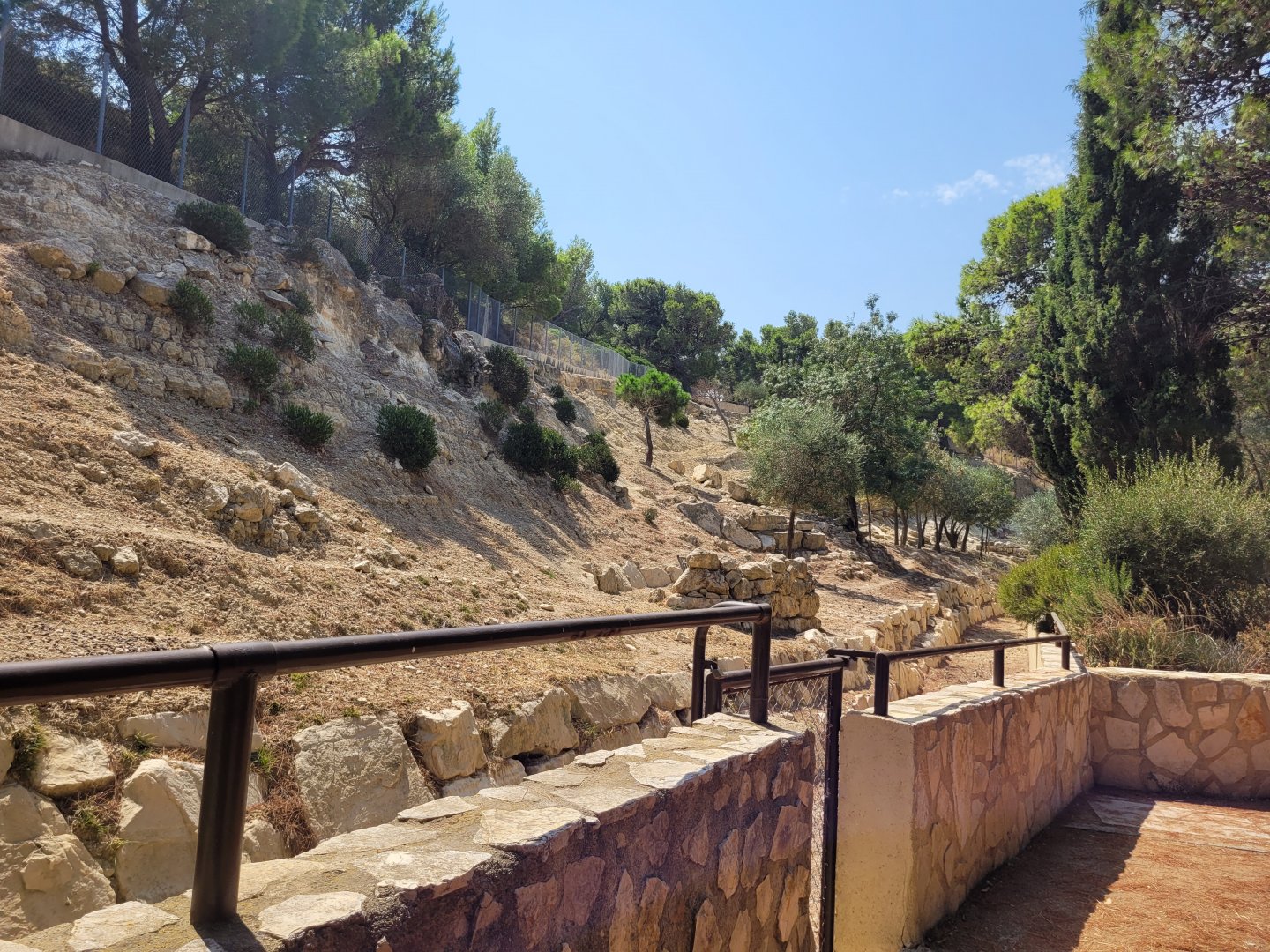 Barbary sheep exhibit -Réserve Africaine de Sigean (2022)