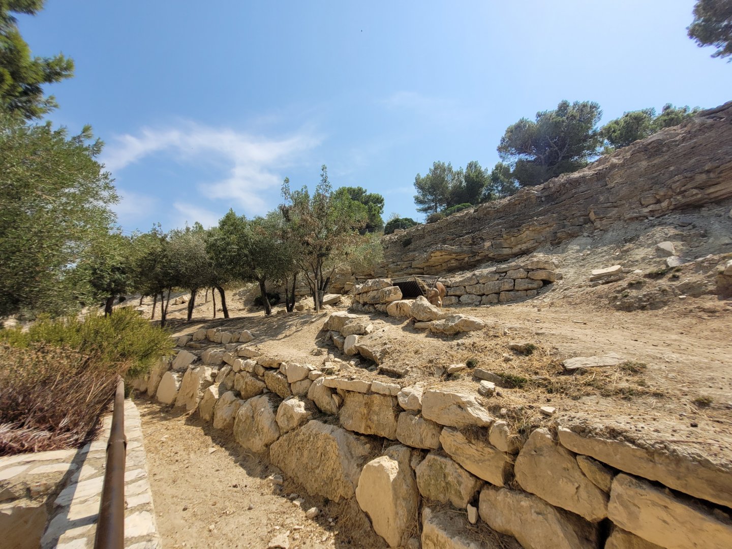 Barbary sheep exhibit -Réserve Africaine de Sigean (2022)