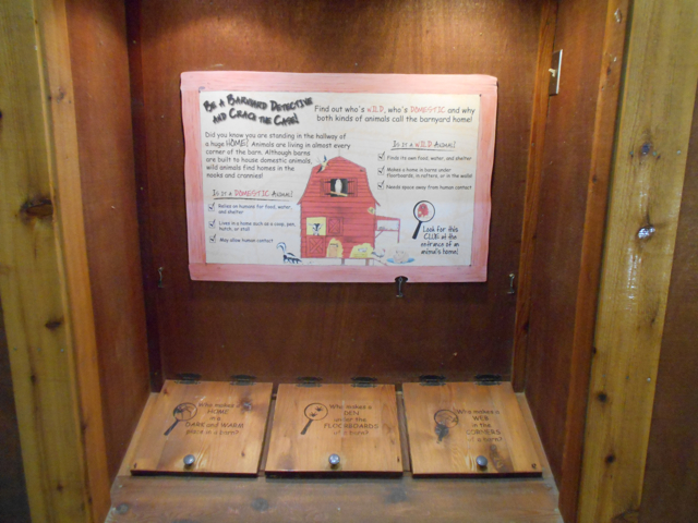 Barn cellar exhibits