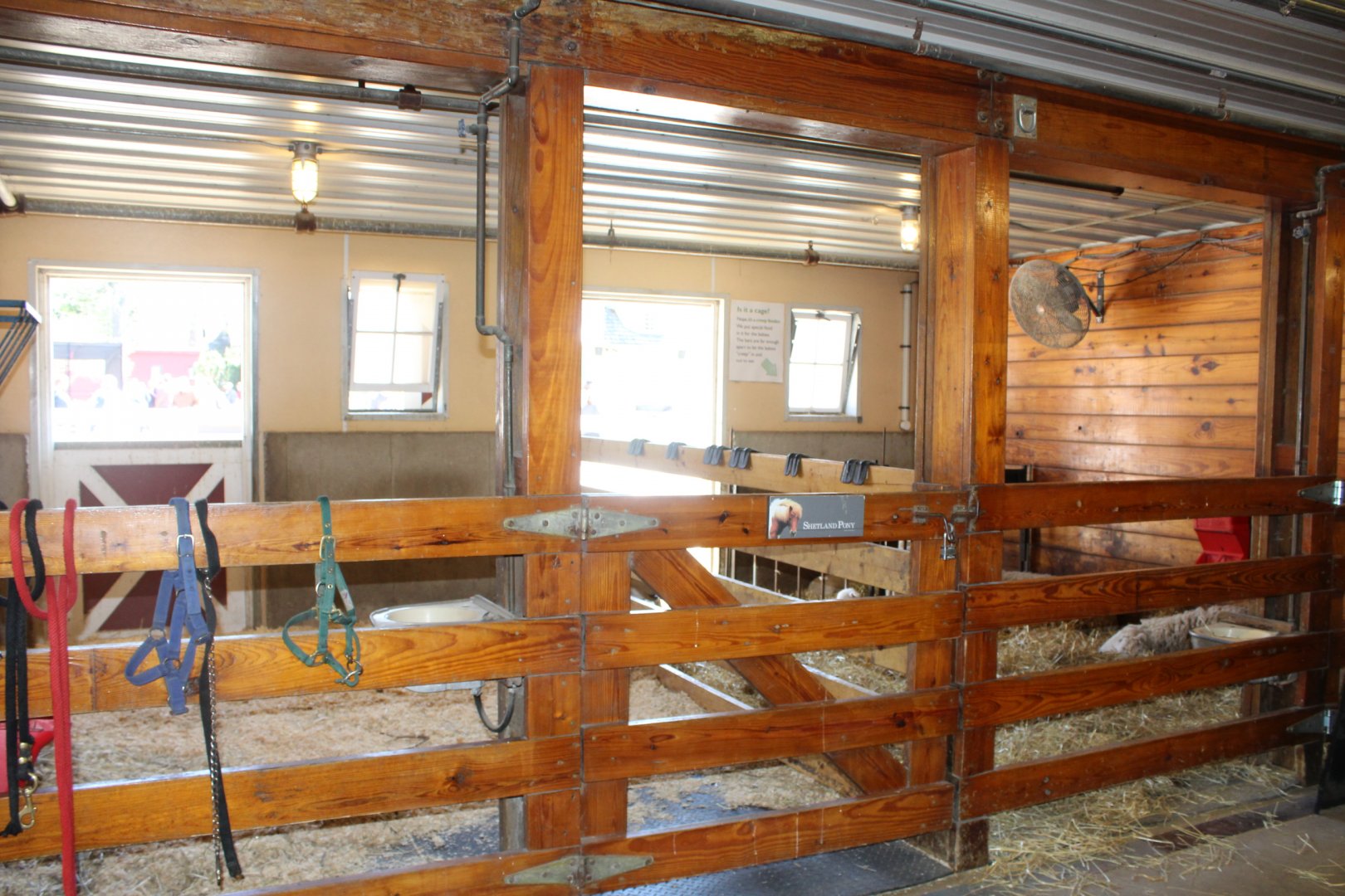 Barn Interior Stalls - Discovery Barn