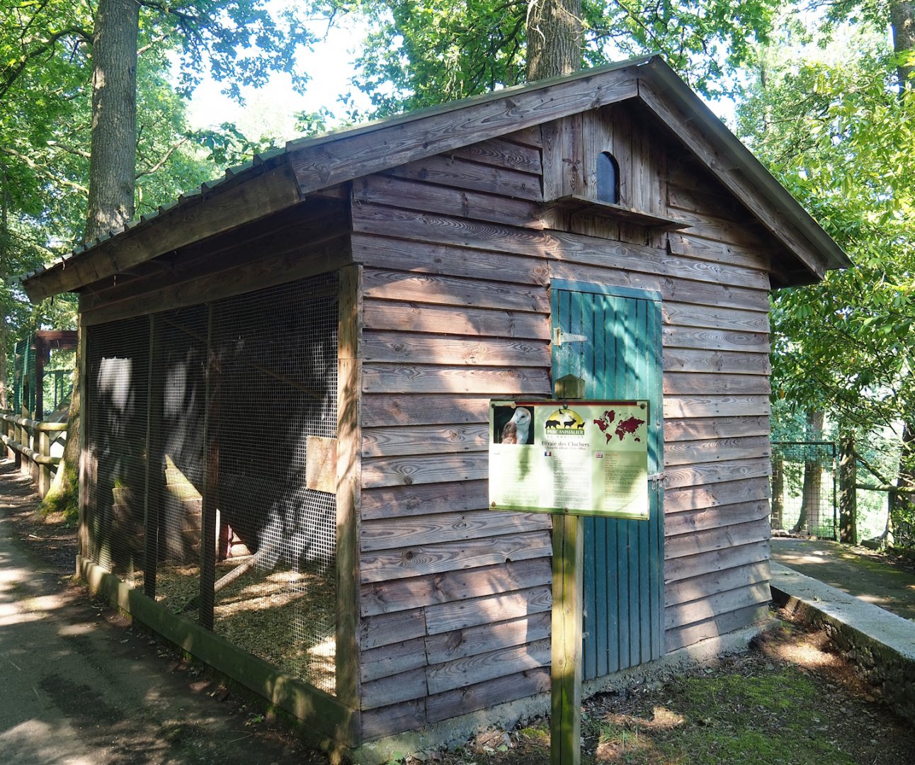 Barn owl aviary, 2023-06-24