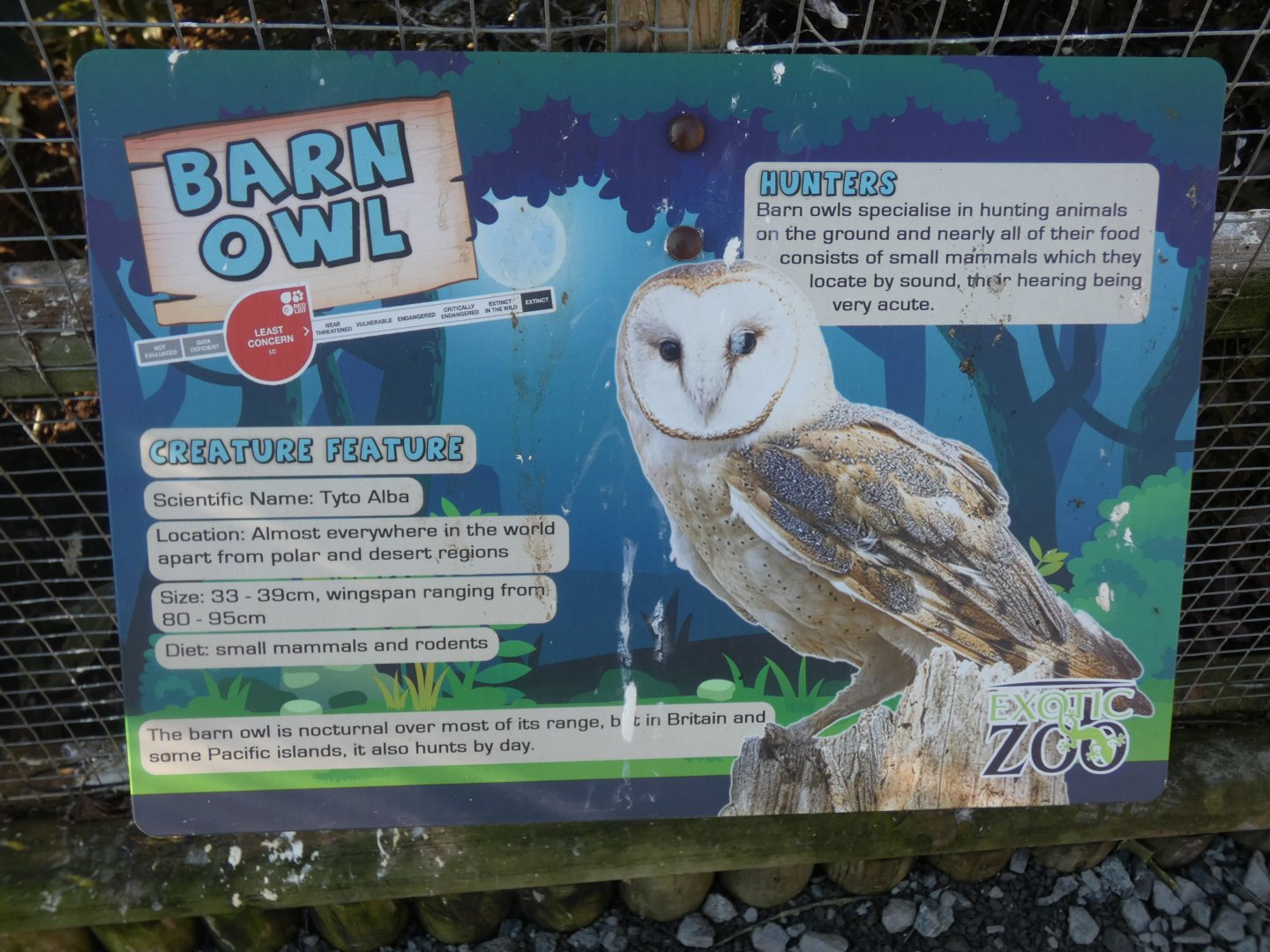 Barn Owl Signage