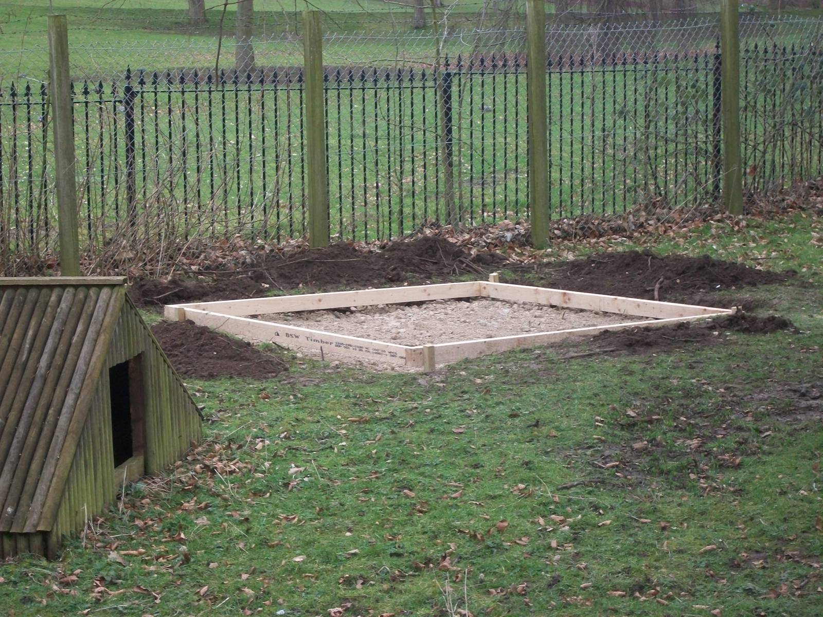 Base for new Wallaby shelter