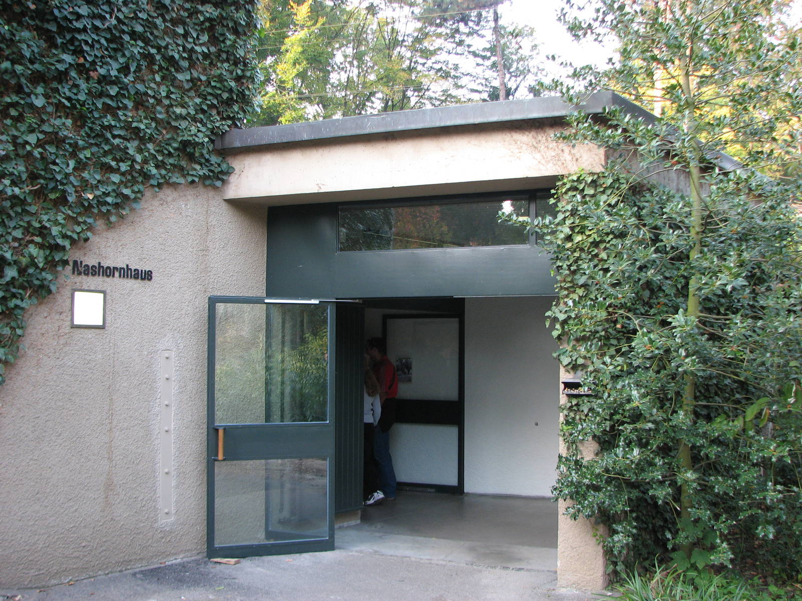 Basel Zoo 2006 - Entrance to the Rhinoceros House