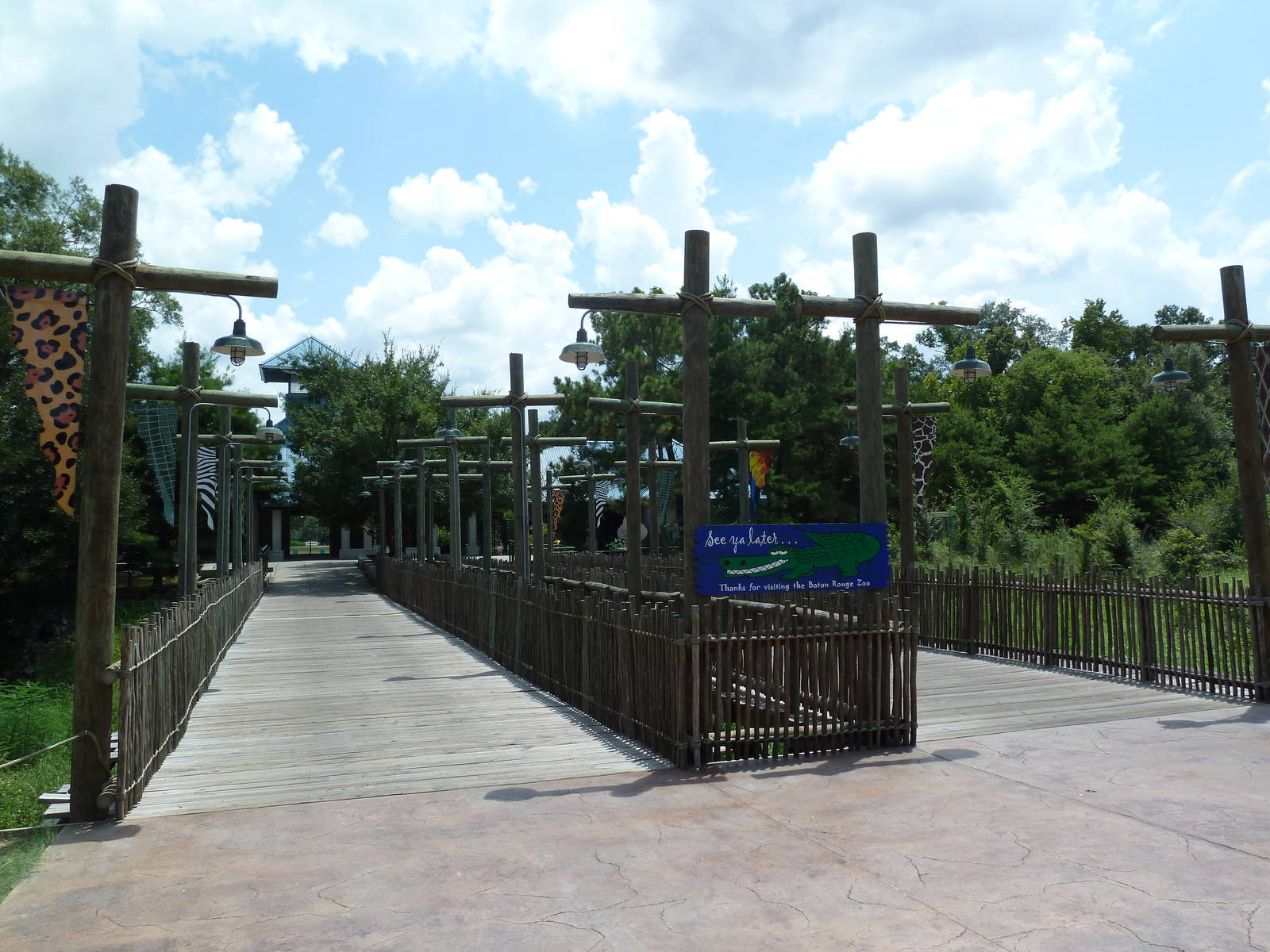 Baton Rouge Zoo - Entrance Bridge