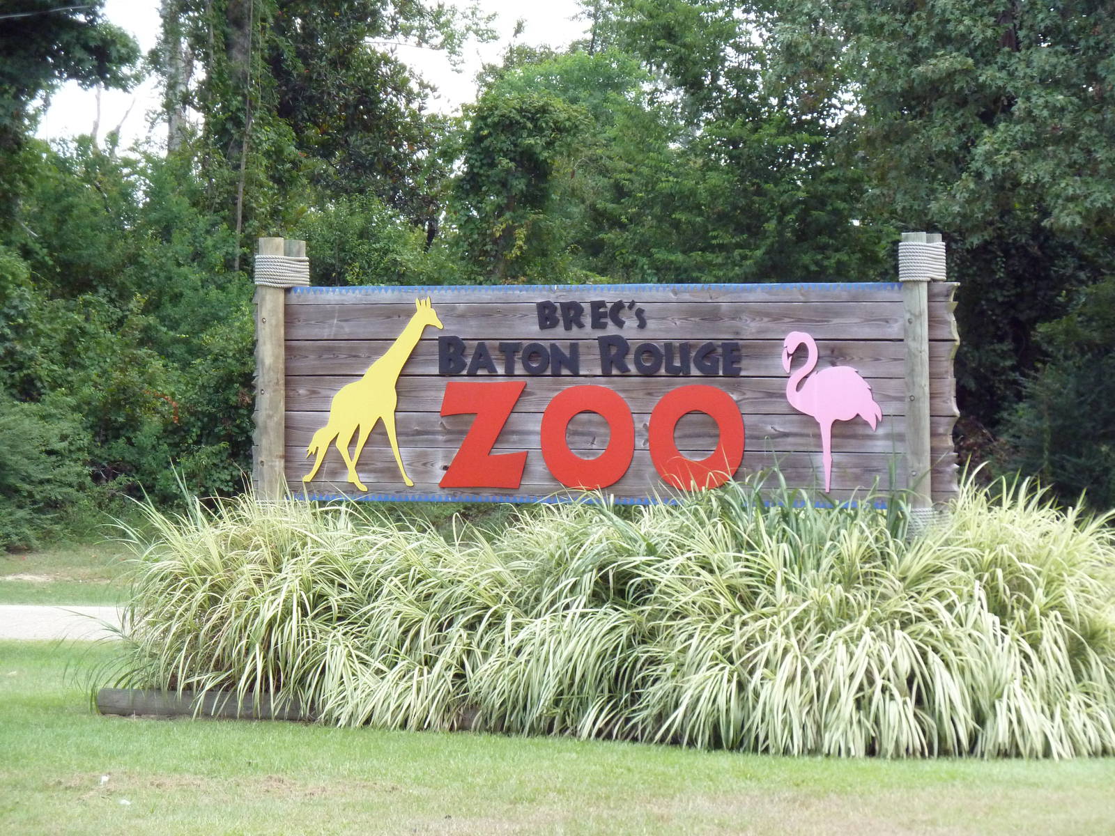 Baton Rouge Zoo - Entrance Sign