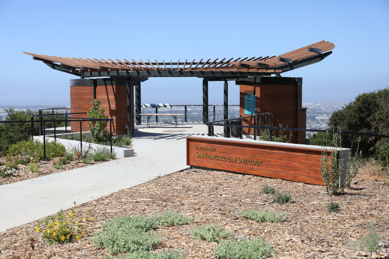 Bay and bison exhibit overlook