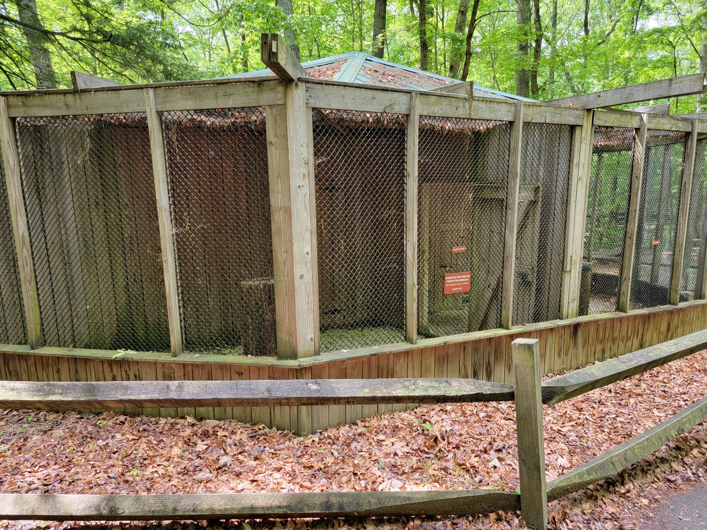 Bays Mountain - Example of a connector door being open to allow more space