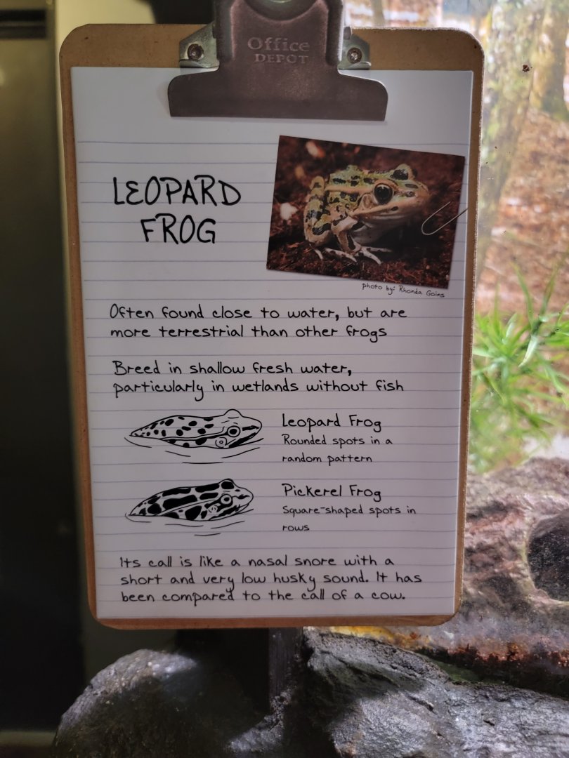 Bays Mountain - Signage example