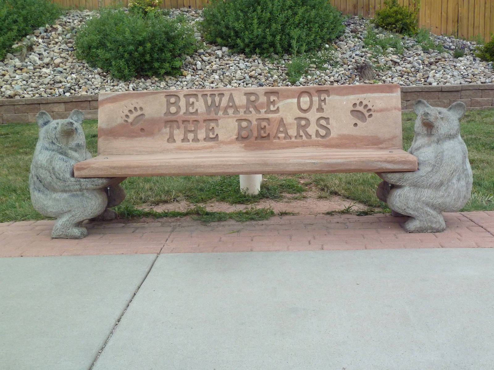 Bear Bench