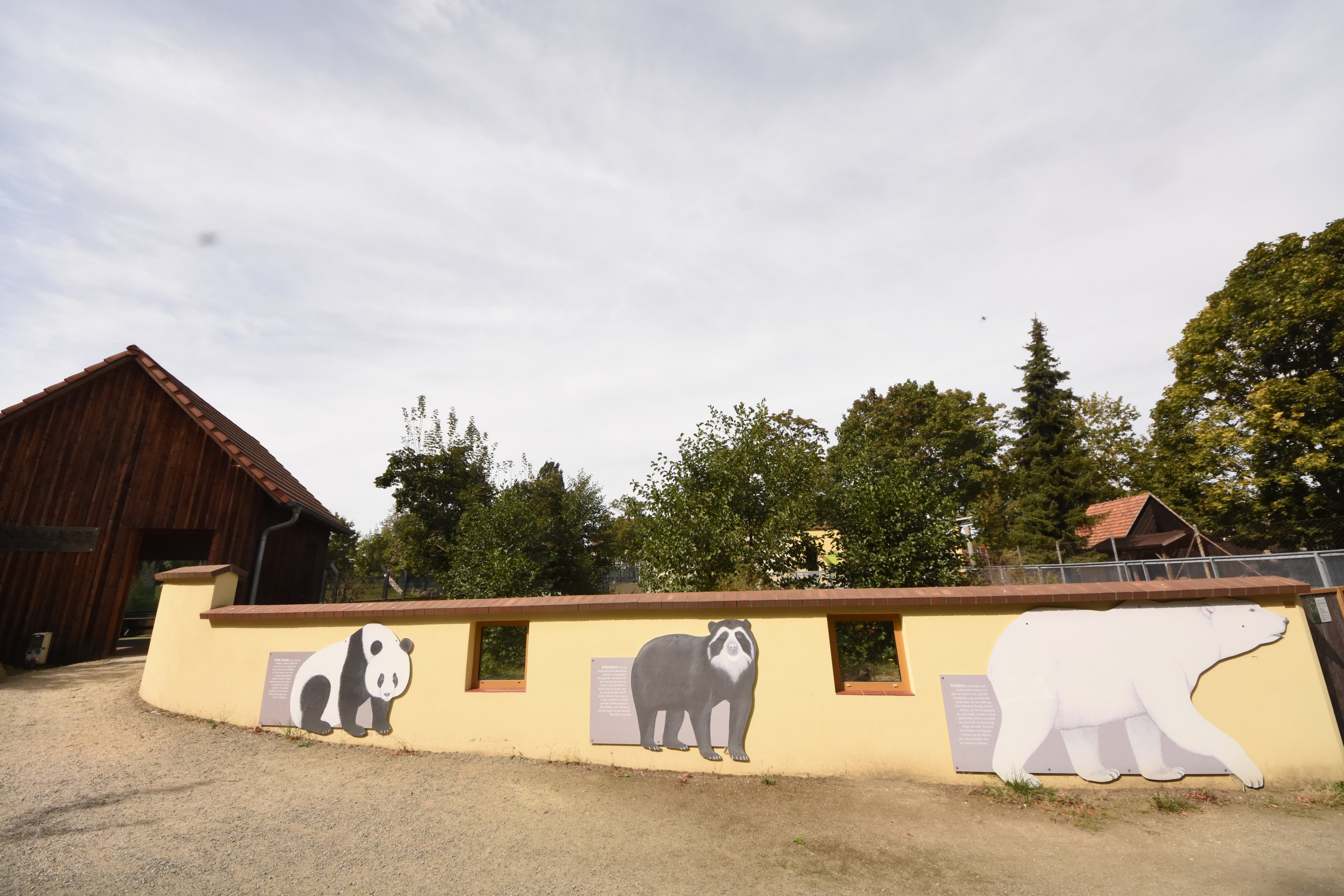 Bear education signs