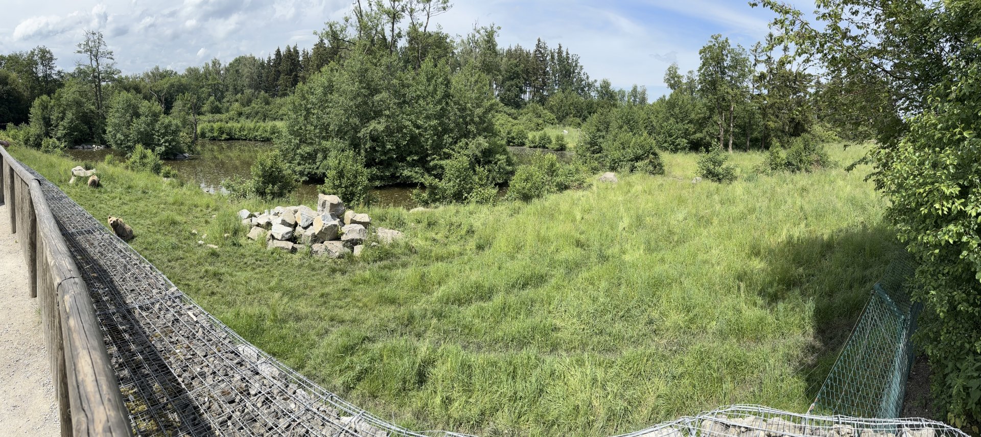 Bear Enclosure at Wildpark Poing