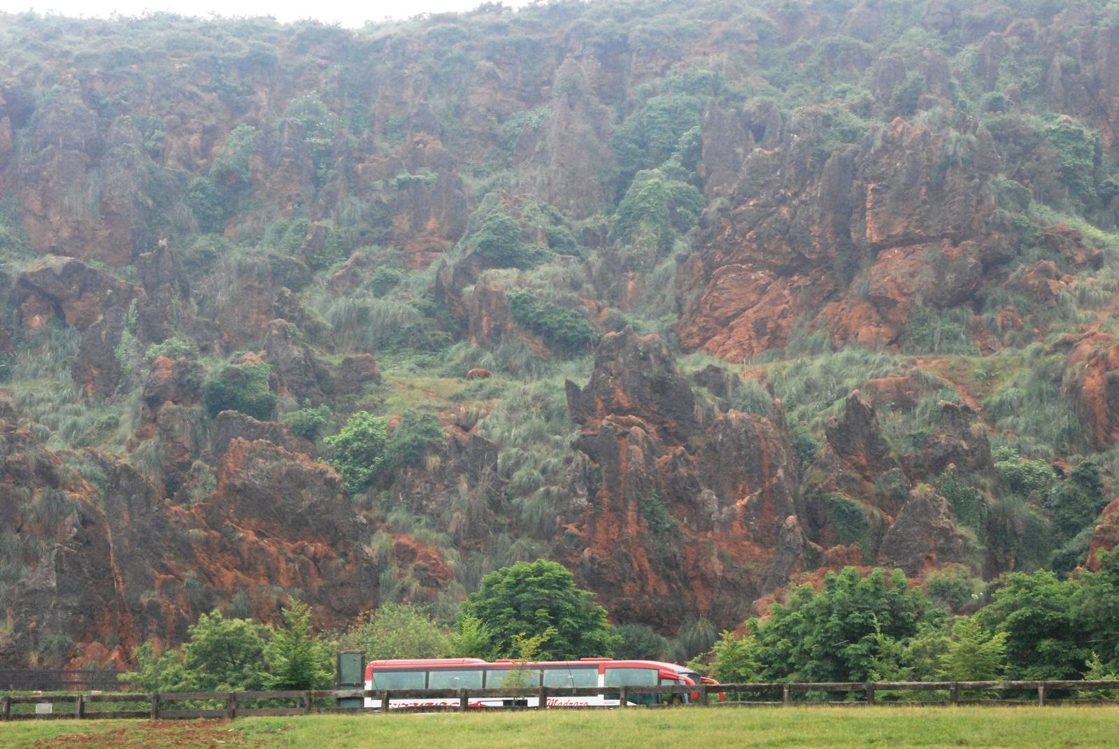 Bear Enclosure from Afar at Cabarceno, 11/06/15