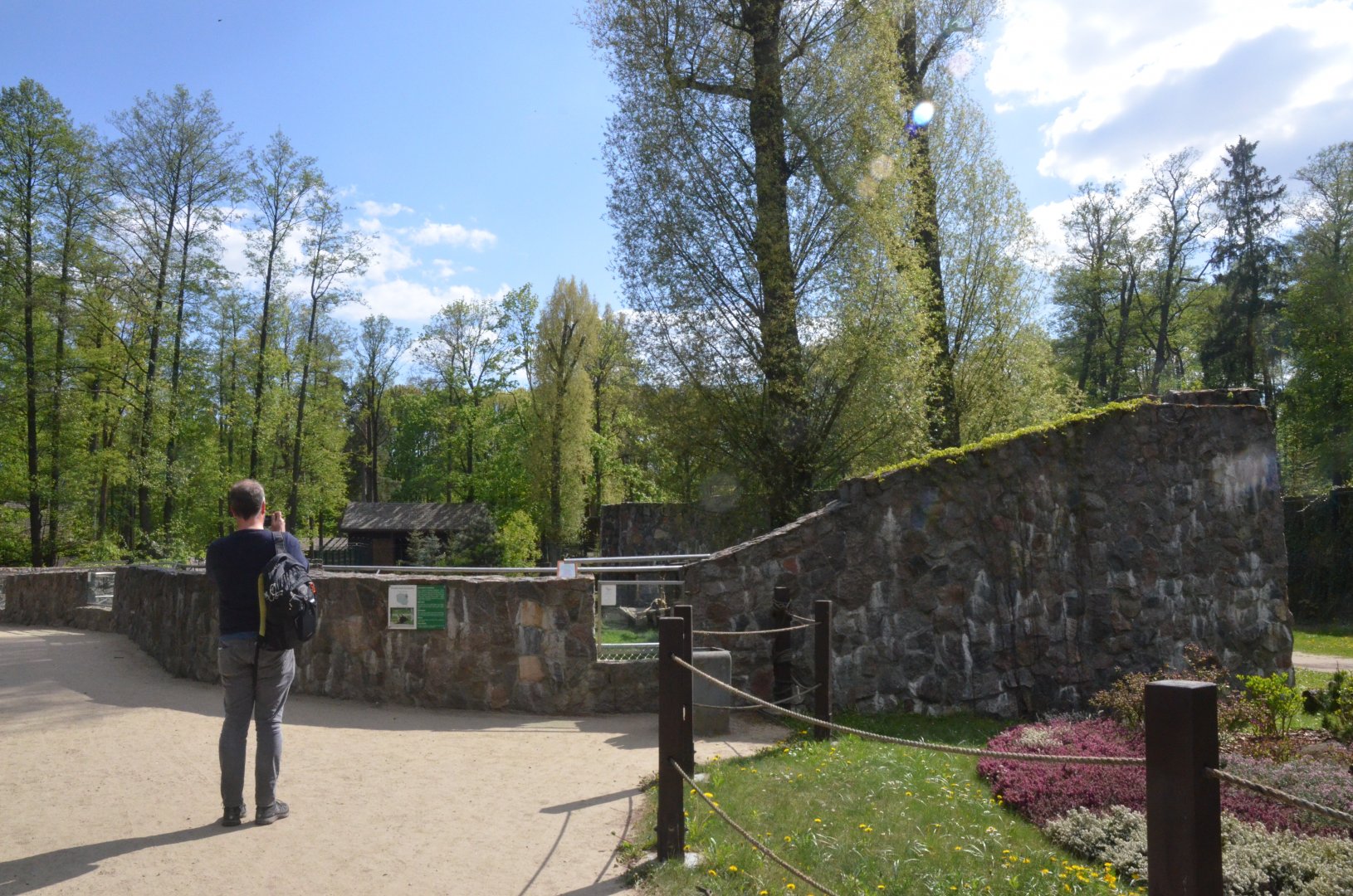 Bear Enclosure Viewing at Akcent Zoo Białystok, 08/05/19