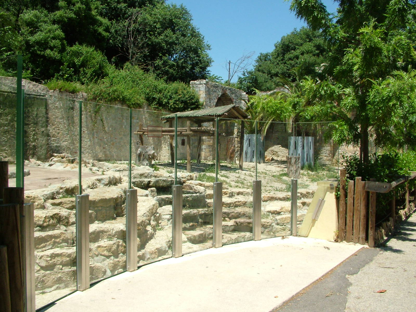 Bear Exhibit at Lisbon Zoo, 24/05/11