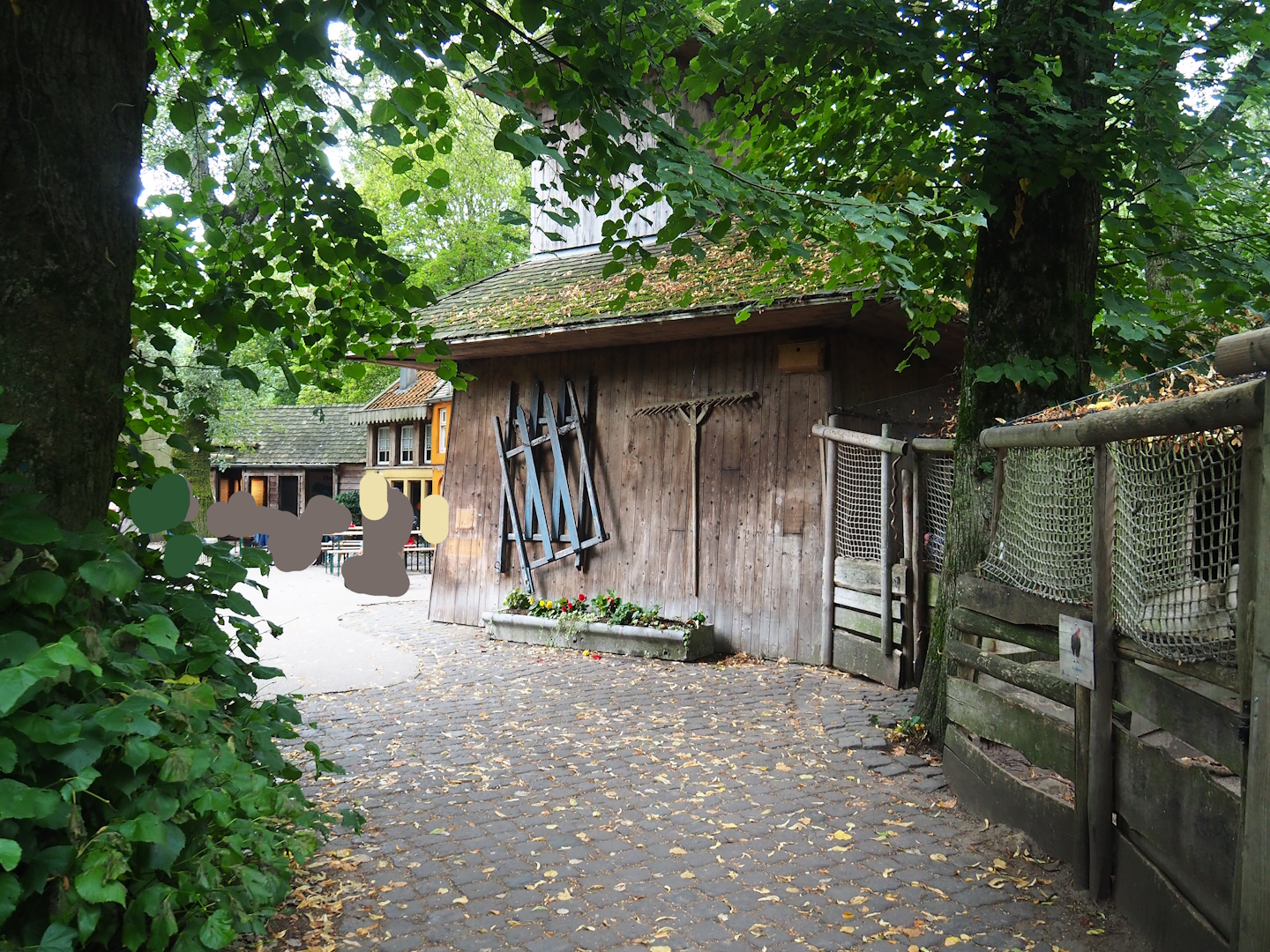Bear forest area - Entry to Carpathian village and Turkey aviary, 2023-08-17