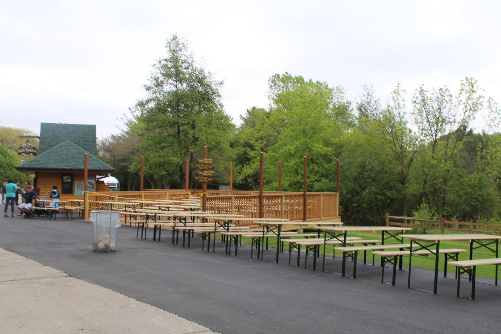 Bear Garden Cafe Seating