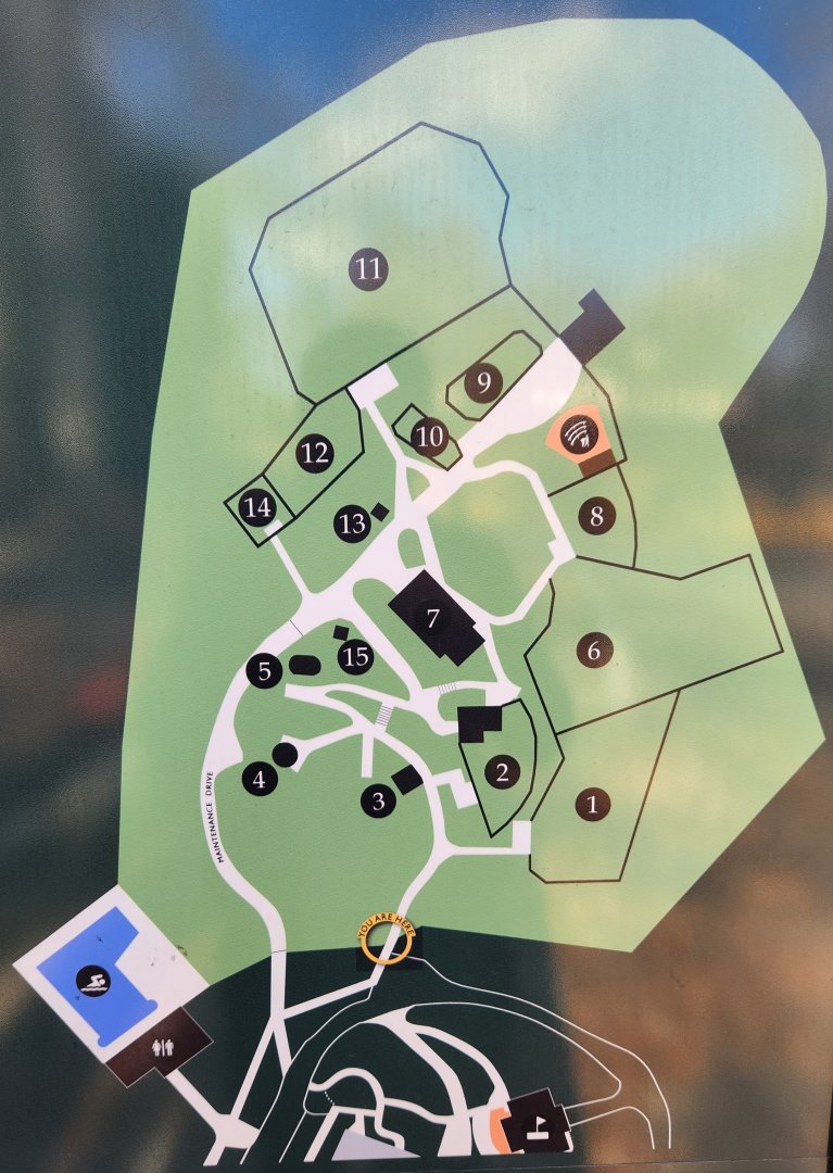 Bear Hollow Zoo - Map