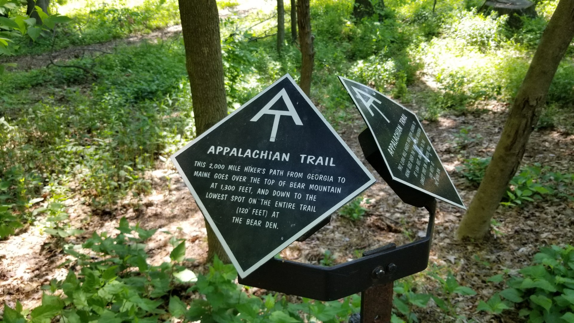 Bear Mountain - AT marker
