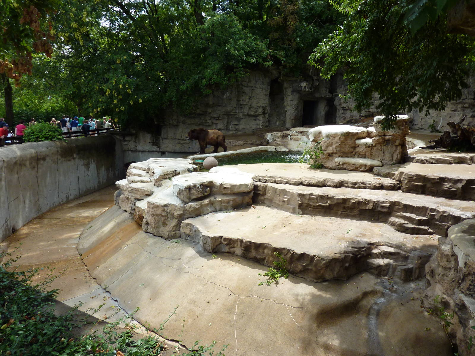 Bear Pits - Built In 1921 - Grizzly Bear Exhibit
