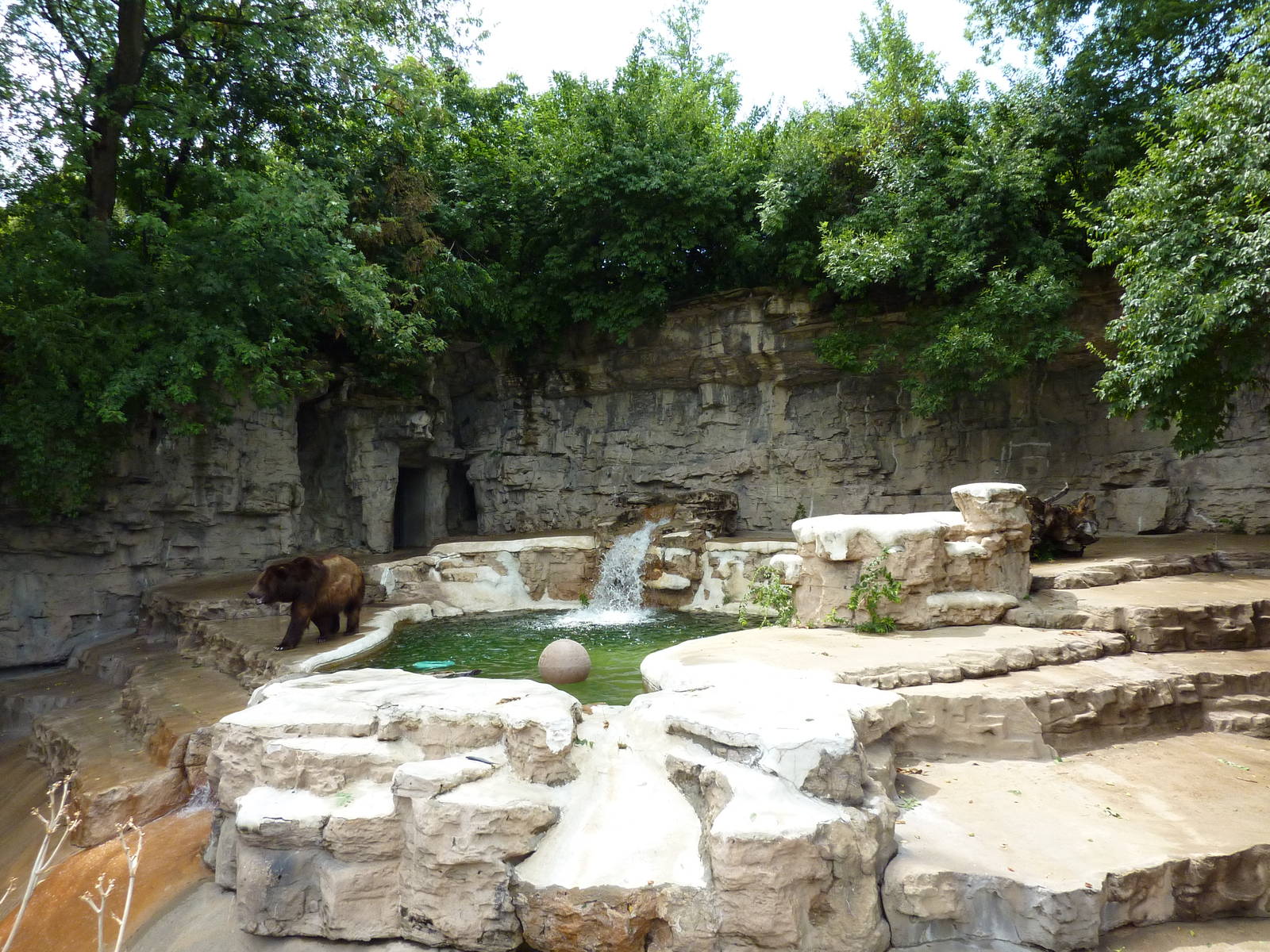 Bear Pits - Built In 1921 - Grizzly Bear Exhibit