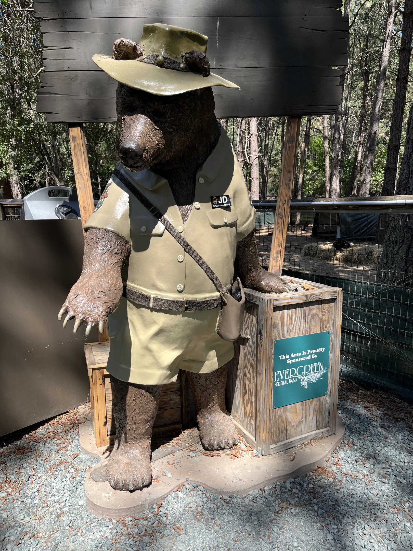 Bear Ranger Statue