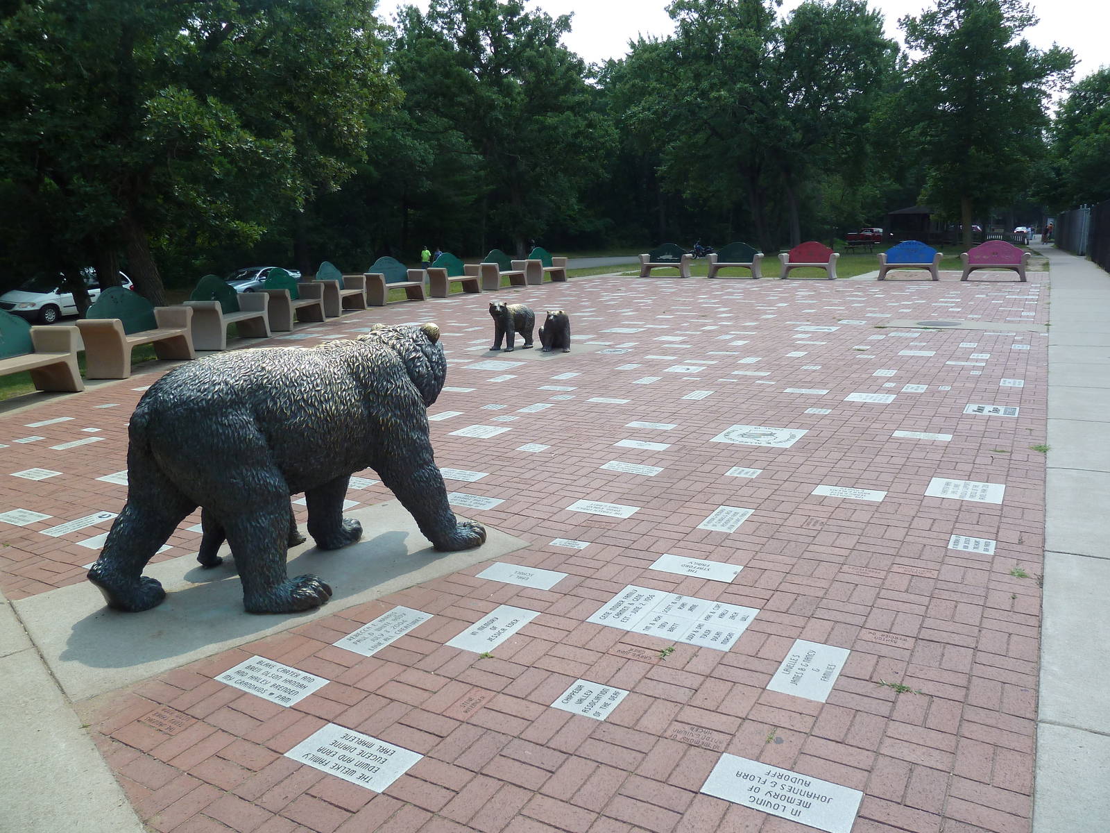 Bear Statues + Plaza
