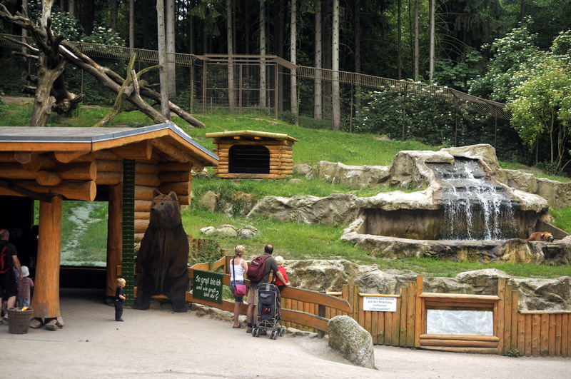 Bear / Wolf-Enclosure at Lüneburger Heide.